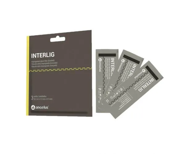 Скловолоконна шинуюча стрічка Interlig, 1шт.( 8,5см х 2,0 мм х 0,2 Angelus (Бразилія)